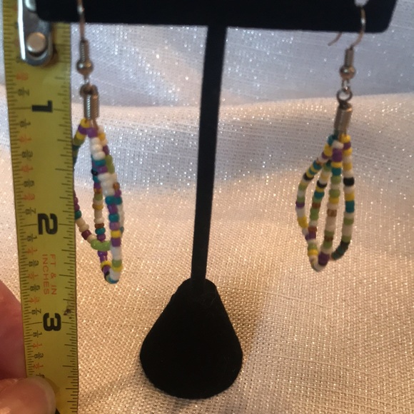 50- Strand Beaded Statement Necklace and earrings - Picture 8 of 8